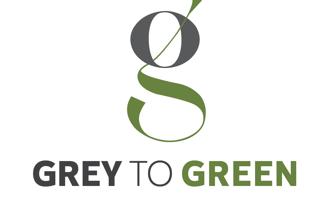grey to green